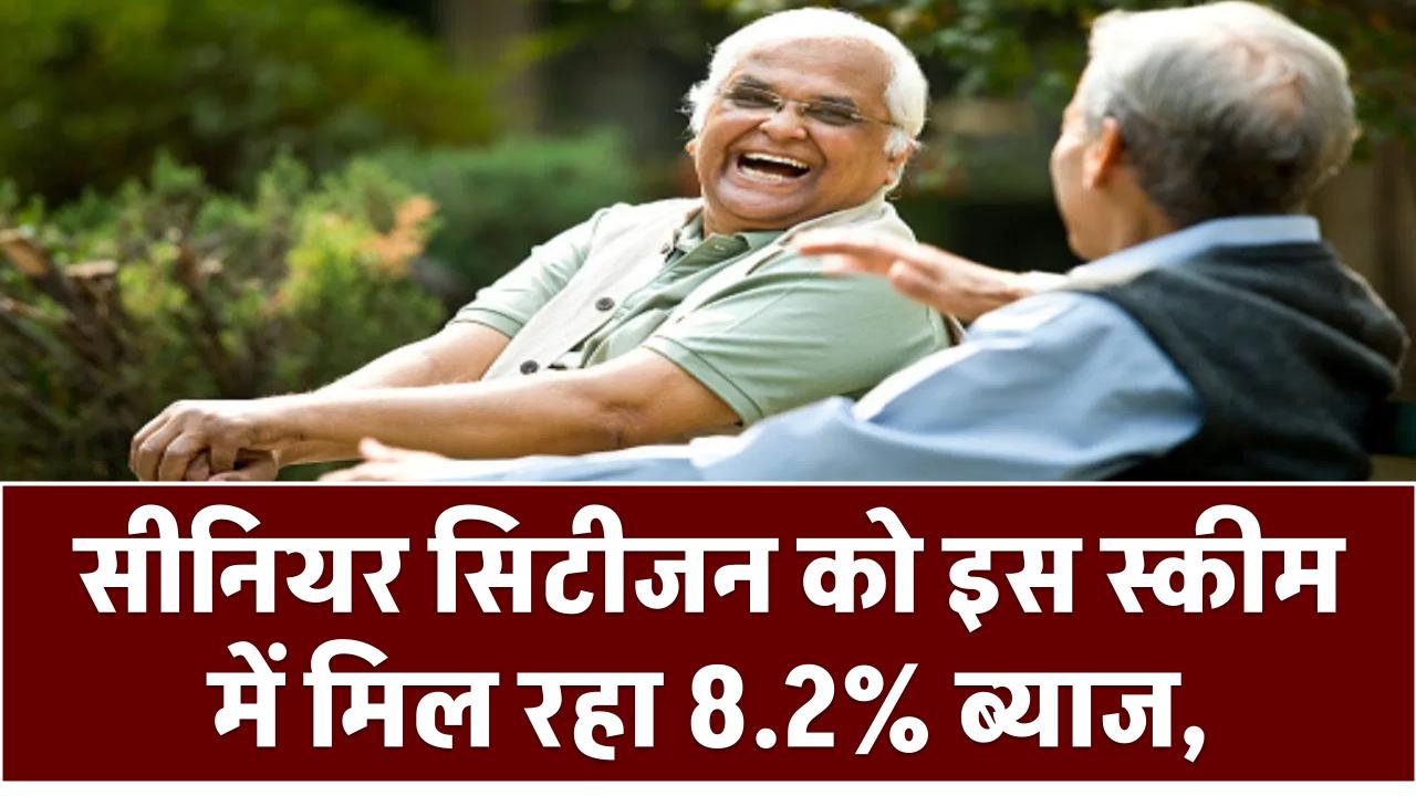 सीनियर सिटीजन को इस स्कीम में मिल रहा 8.2% ब्याज, टैक्स छूट का भी है बेनिफिट,समझें जरूरी बातें